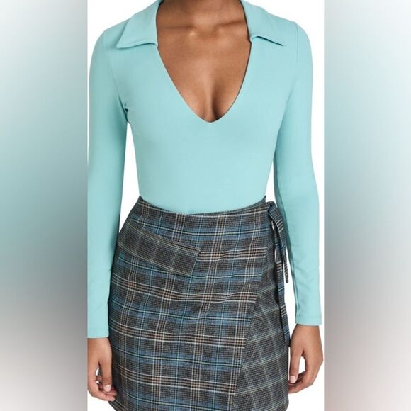 Susana Monaco Collared Bodysuit NWT - Picture 2 of 10